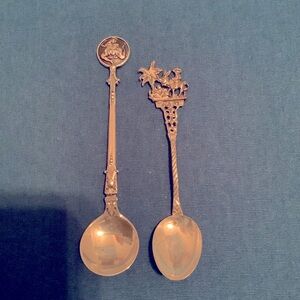 Vintage Silver Decorative Spoons